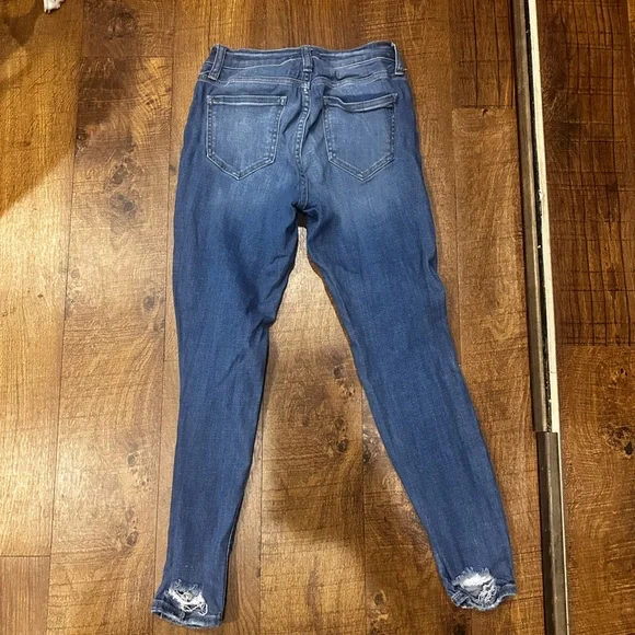Cello Blue Skinny Distressed Jeans - Picture 5 of 6